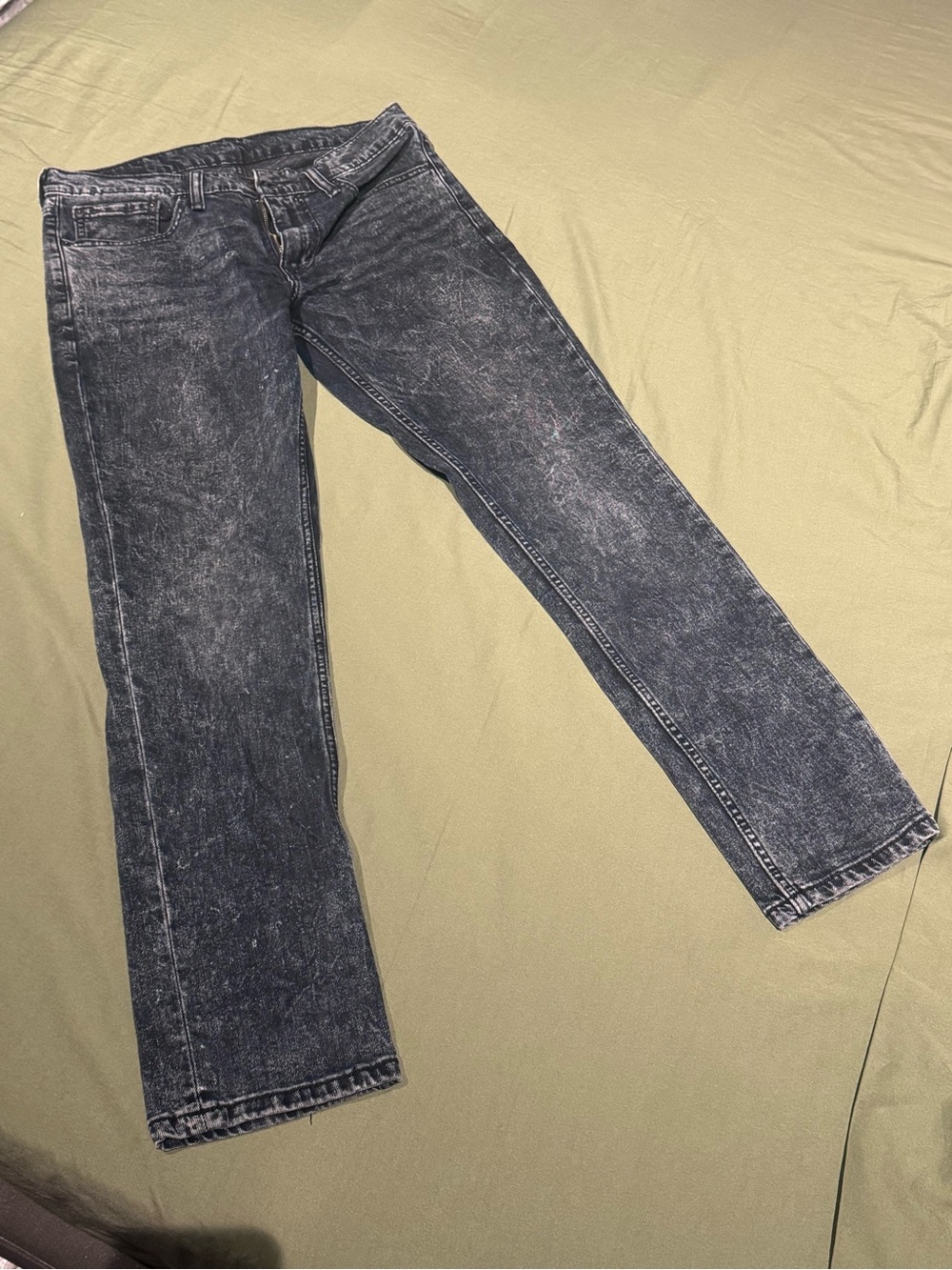 Levi's 511 Blue Acid-Wash Slim Straight Jeans - 32 x 30